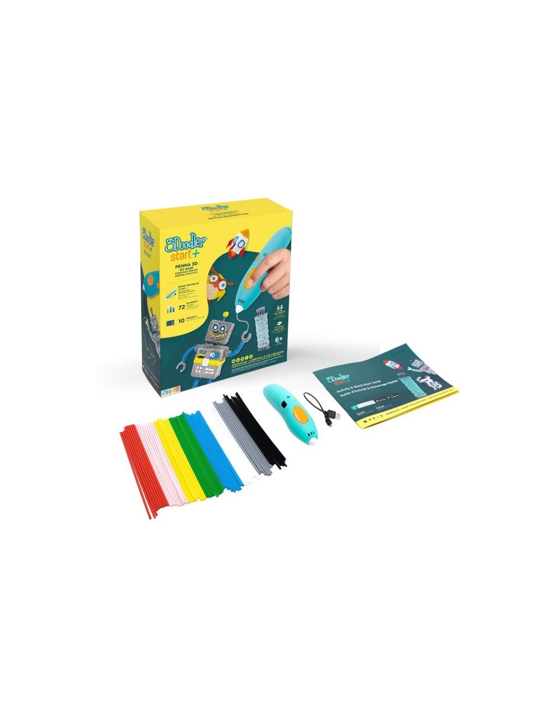 3DOODLER START PENNA 3D CON KIT BASE