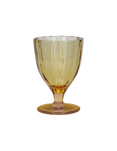 BICCHIERI ACQUA VINO BIBITA: vendita online 11650003C AMAMI SET 6 CALICI AMBRA in offerta