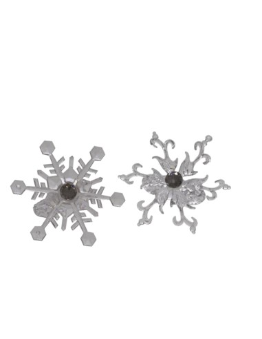 OGGETTISTICA NATALE: vendita online Portatovagliolo natalizio Fiocco di Neve, anello elegante per tovaglioli in tavola di Nat...