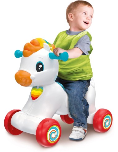 INFANZIA: vendita online Clementoni Baby Martino il Cavallino cavalcabile Ride On interattivo, Parlante in Italiano E Inglese...