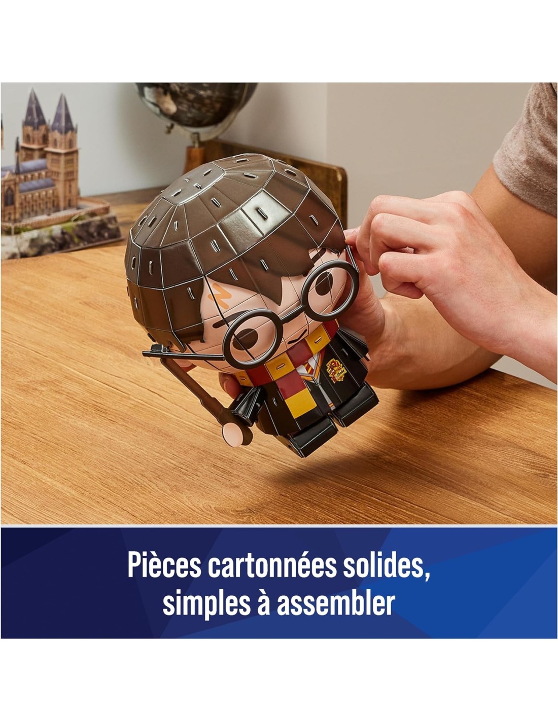 4D Puzzle Harry Potter,Kit di Modellismo 3D 87 Pezzi,Decorazione da...