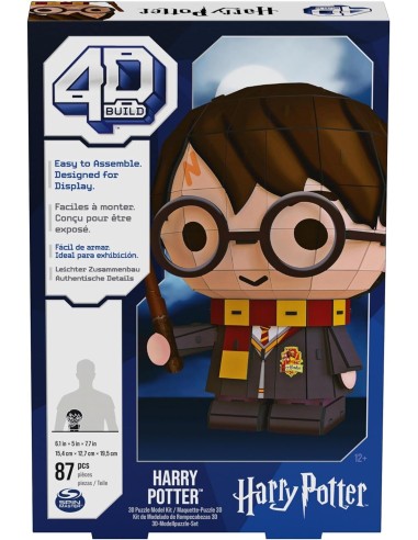 4D Puzzle Harry Potter,Kit di Modellismo 3D 87 Pezzi,Decorazione da...