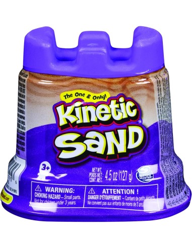 Kinetic Sand, Confezione da 1 Colore, 127g, Sabbia Modellabile, Col...