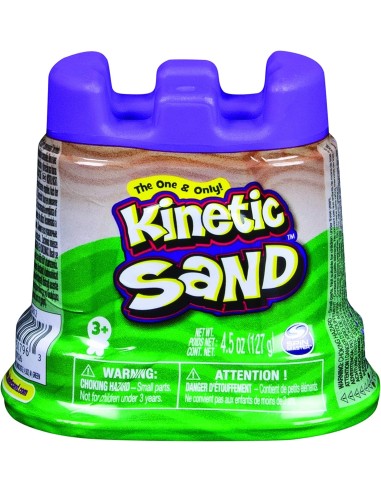 Kinetic Sand, Confezione da 1 Colore, 127g, Sabbia Modellabile, Col...