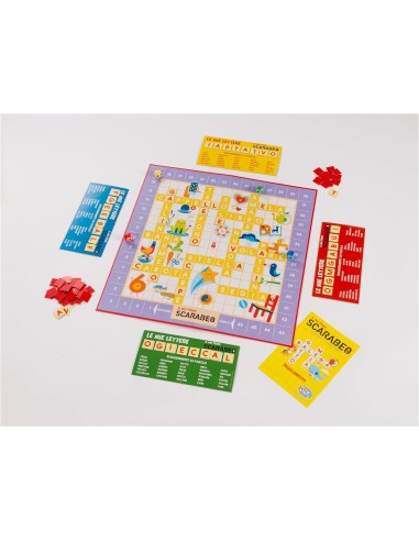 Il Mio Primo Scarabeo, Gioco da Tavolo Educativo per Bambini dai 4 ...