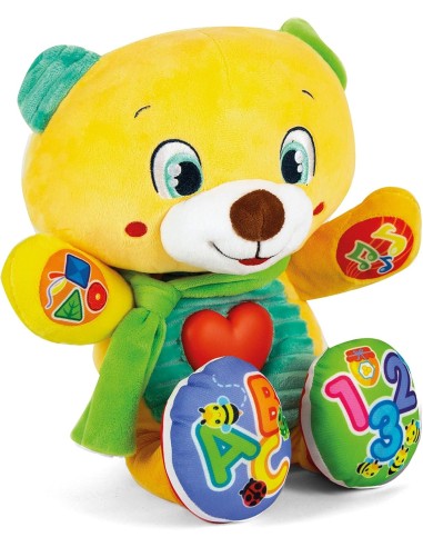 Clementoni Lele Coccole e Parole, Orsetto Peluche Parlante Interatt...