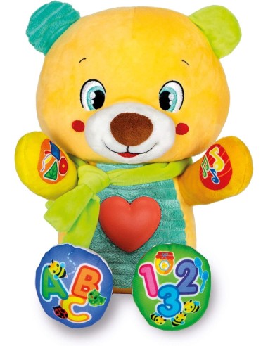 Clementoni Lele Coccole e Parole, Orsetto Peluche Parlante Interatt...