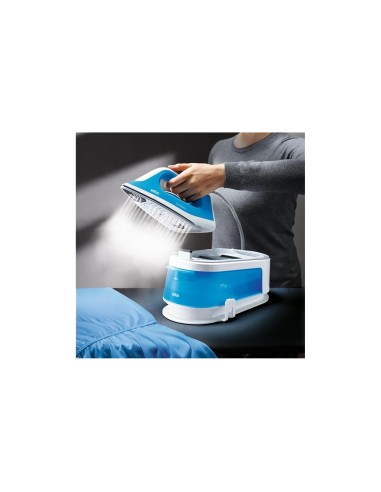Braun IS1012BL Ferro da Stiro con Caldaia 2400W, Serbatoio 1,5L, Bi...