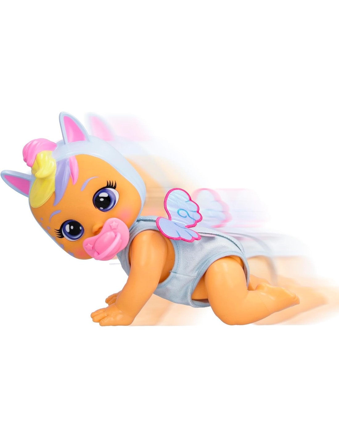 Cry Babies Crawling Jenna, Bambola Interattiva Gattona Davvero, Pia...