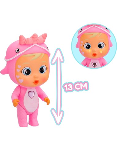Cry Babies Magic Tears Icy World Dinos, Bambola Dinosauro a Sorpres...