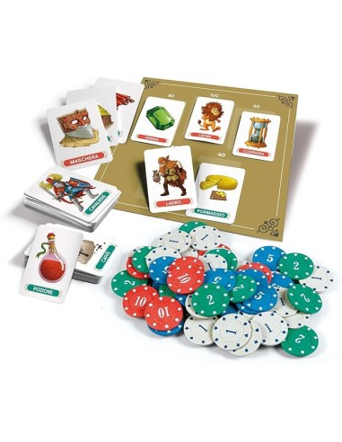 Clementoni, Mercante in Fiera Deluxe Edition, Giochi da Tavolo, Mul...