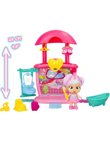Playtime Cry Babies il Bagno di Bella, Bambola con Mini Playset e 1...