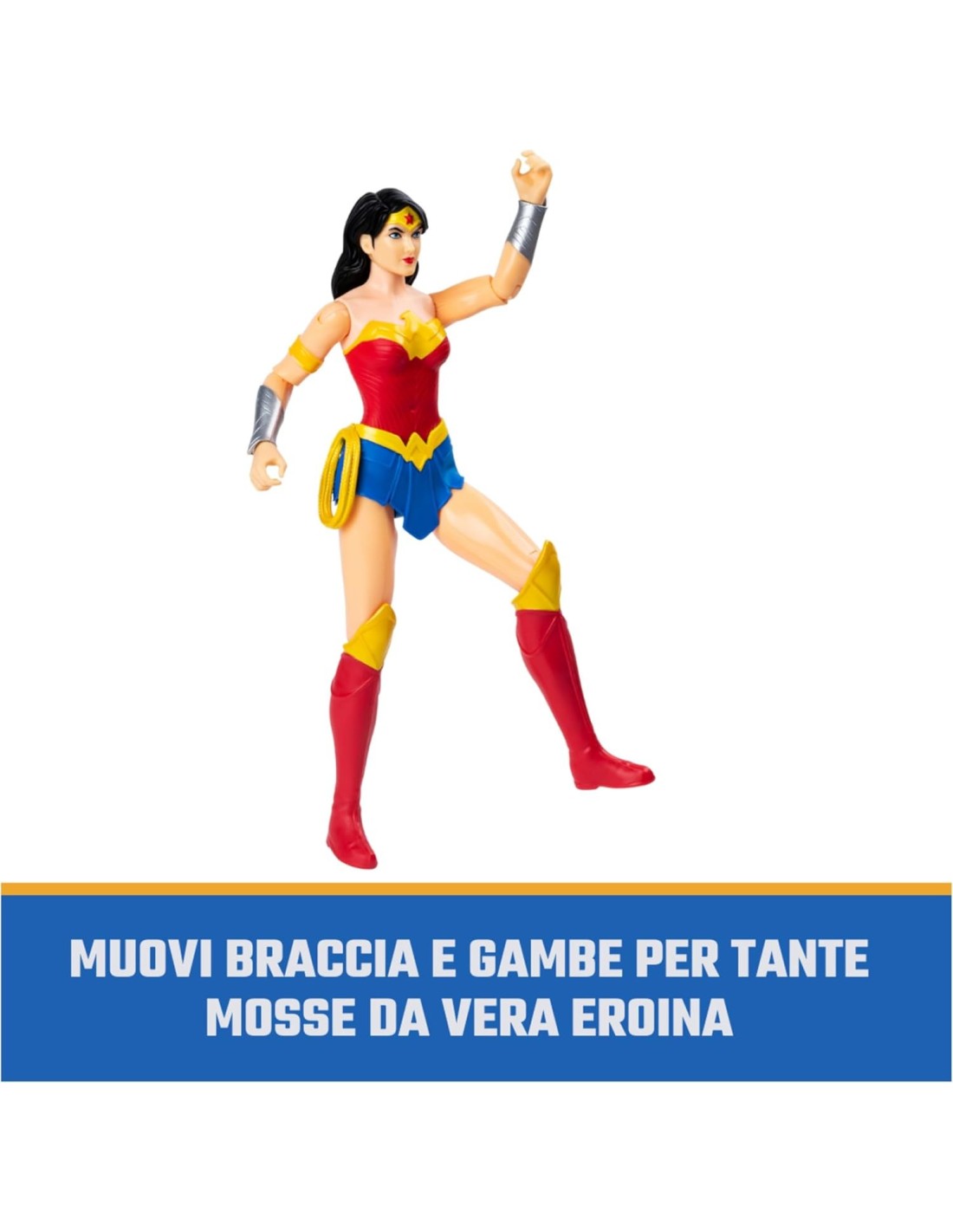DC Comics Wonder Woman, Personaggio da 30 cm con 11 Punti di Artico...