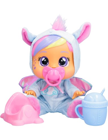 Cry Babies Loving Care Fantasy, Bambola Interattiva con Pigiama Int...