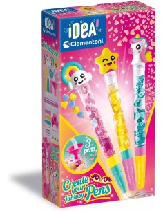 PRESCOLARI: vendita online Clementoni Idea Create Your Pen, laboratorio creativo per realizzare penne colorate e personalizza...