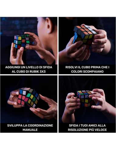 Rubik's Cubo di Rubik Phantom, Cubo 3x3 Originale con Tecnologia Te...