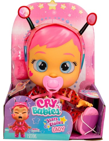 Cry Babies Stars Lady, Bambola Interattiva con Vestiti e Accessori,...