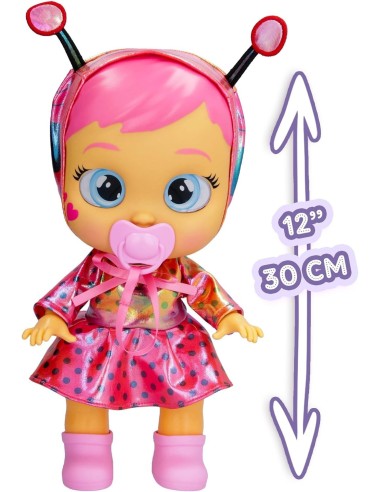 Cry Babies Stars Lady, Bambola Interattiva con Vestiti e Accessori,...