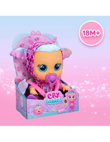 Cry Babies Magic Tears Dressy Fantasy Bruny, Bambola Interattiva, C...