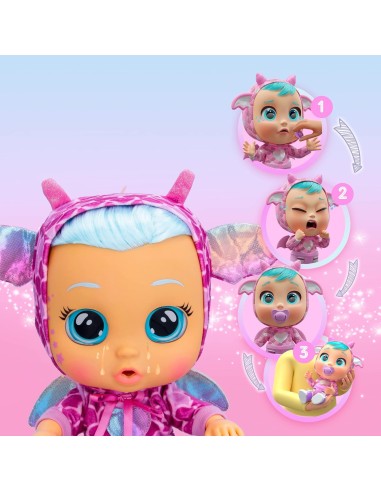Cry Babies Magic Tears Dressy Fantasy Bruny, Bambola Interattiva, C...
