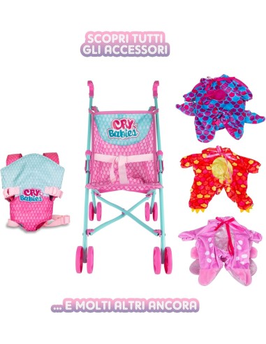 Cry Babies Magic Tears Dressy Fantasy Bruny, Bambola Interattiva, C...