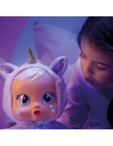 Cry Babies Goodnight Dreamy, Bambola Interattiva con Luce Notturna ...