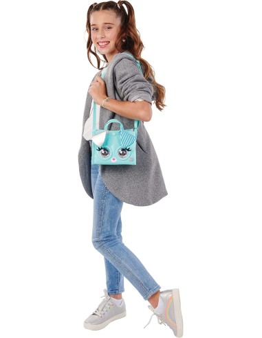 Purse Pets, Borsa a Tracolla e Animale Interattivo, 30+ Suoni e Rea...