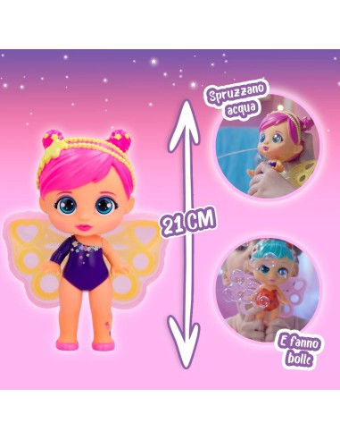 BLOOPIES Magic Bubbles - Bambola Fatina Acquatica con Ali Magiche, ...