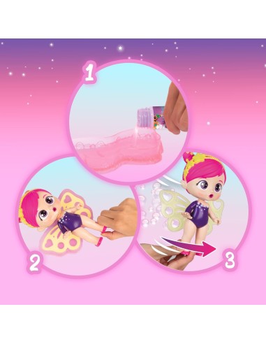 BLOOPIES Magic Bubbles - Bambola Fatina Acquatica con Ali Magiche, ...