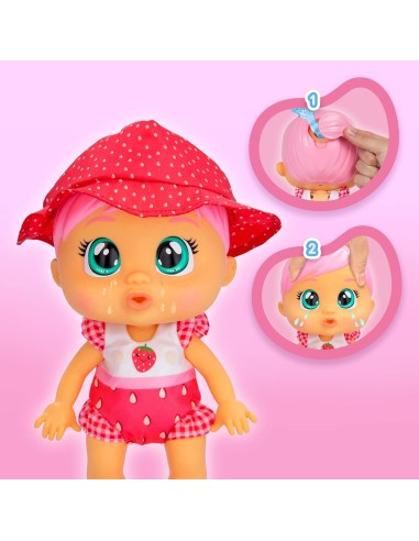 CRY BABIES Fun N' Sun Ella, Bambola Interattiva Gioca Dentro e Fuor...