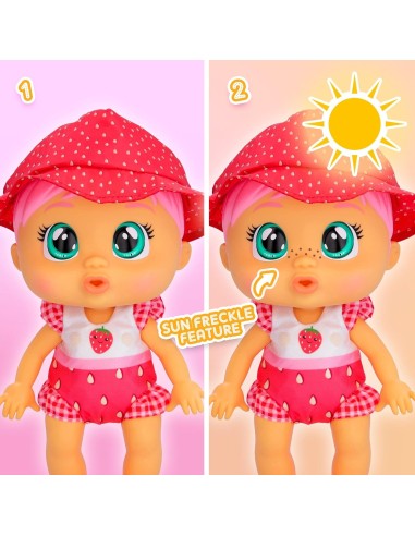 CRY BABIES Fun N' Sun Ella, Bambola Interattiva Gioca Dentro e Fuor...