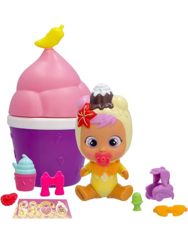 Cry Babies Magic Tears Icy World Frozen Frutti, Bambole Profumate d...