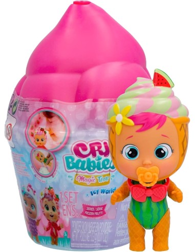 Cry Babies Magic Tears Icy World Frozen Frutti, Bambole Profumate d...