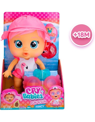 Cry Babies Fun N' Sun Fancy, Bambola Impermeabile Gioco per Dentro ...
