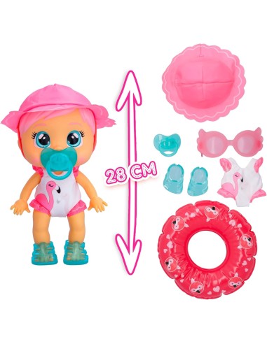 Cry Babies Fun N' Sun Fancy, Bambola Impermeabile Gioco per Dentro ...