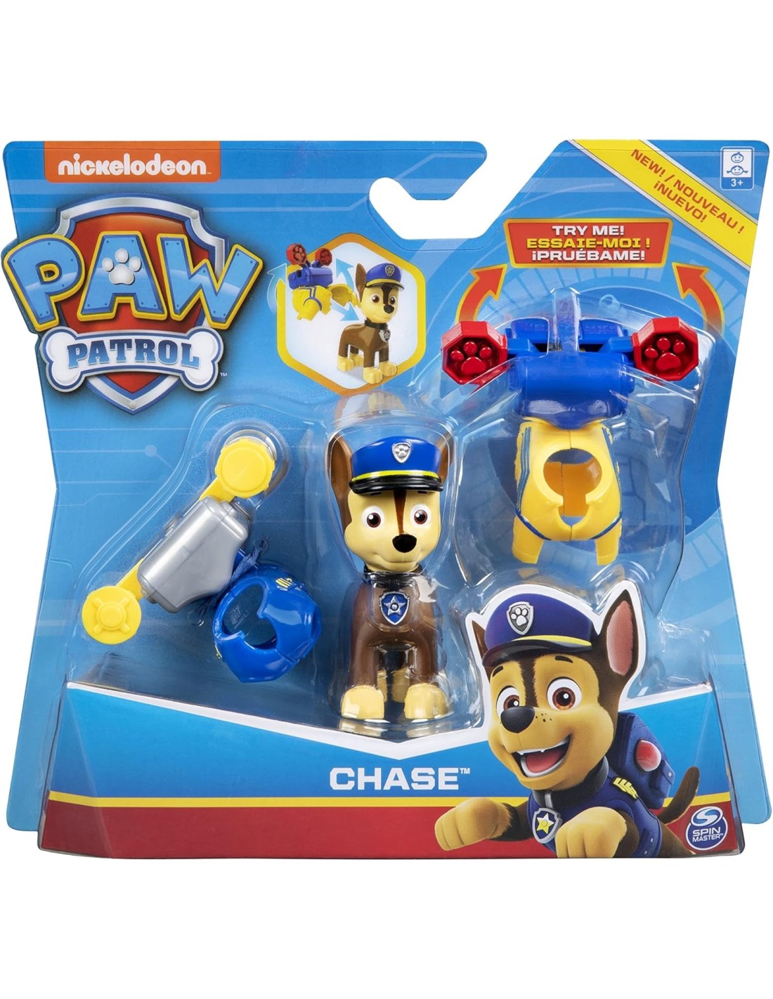 PAW Patrol Action Pack Personaggio con 2 Uniformi Indossabili, Gioc...