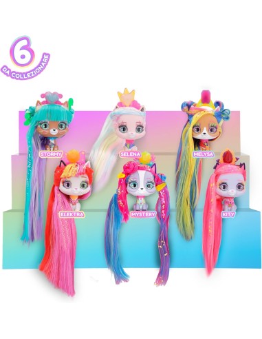 VIP PETS Cats, Gattini che Brillano al Buio con Capelli da Pettinar...