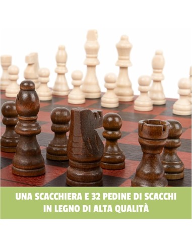 Scacchi e Dama Deluxe | Editrice Giochi, Scacchiera Pieghevole in L...