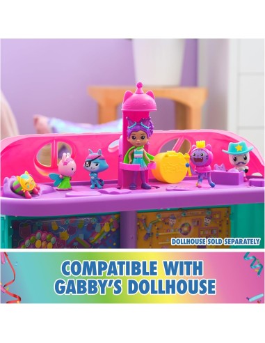 Gabby's Dollhouse, Set di 6 Personaggi con Scatola a Sorpresa e Acc...