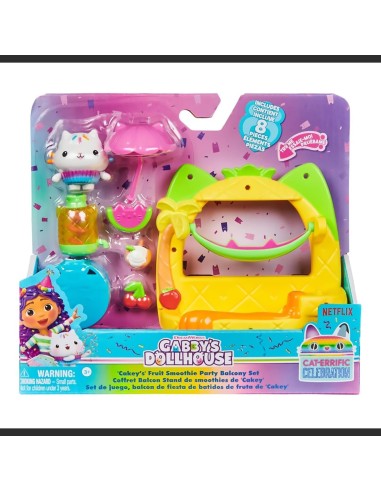 Gabby's Dollhouse, Balcony Decoration Assortimento, Decorazioni per...