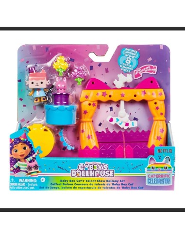 Gabby's Dollhouse, Balcony Decoration Assortimento, Decorazioni per...