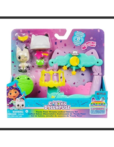 Gabby's Dollhouse, Balcony Decoration Assortimento, Decorazioni per...