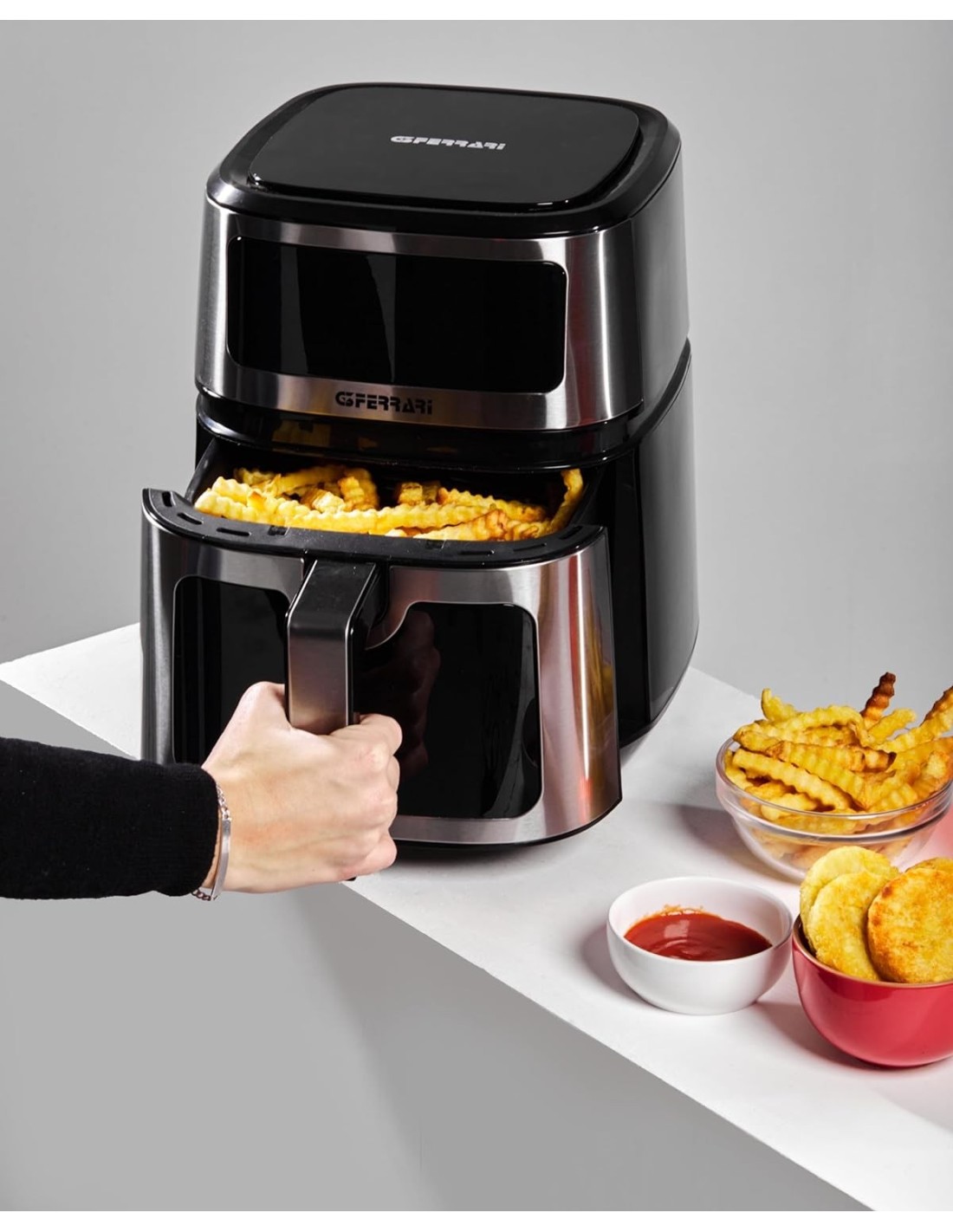 G3 Ferrari Friggisano Show G10171 - Friggitrice ad Aria 1200W, 5L c...