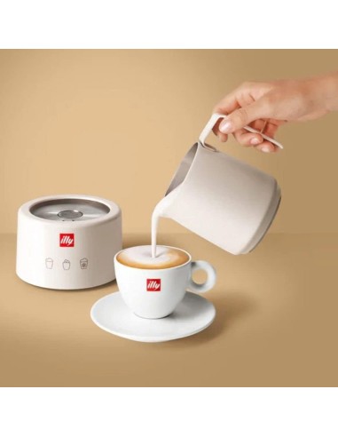 Illy Milk Frother - Montalatte Elettrico per Schiuma Latte Calda e ...