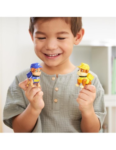 Rubble & Crew, Set di Action Figure Rubble e Mix con Kinetic Sand B...
