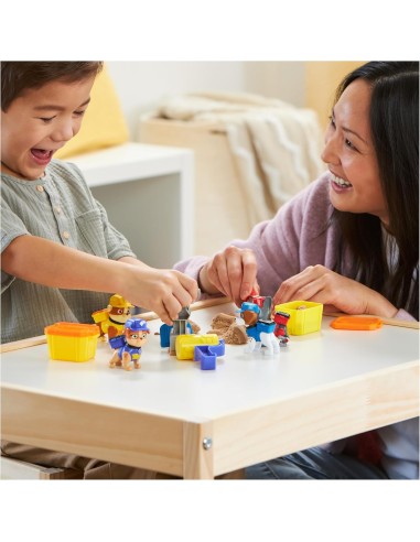 Rubble & Crew, Set di Action Figure Rubble e Mix con Kinetic Sand B...