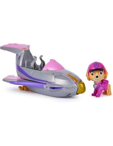 PAW Patrol Jungle Pups, Veicolo Falco di Skye, Jet Giocattolo con P...