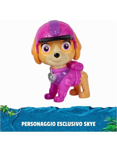 PAW Patrol Jungle Pups, Veicolo Falco di Skye, Jet Giocattolo con P...