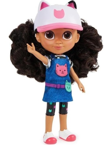 Gabby'S Dollhouse, bambola Gabby Girl 20 cm, dettagli realistici, p...