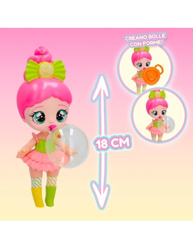 Bubiloons Bubigirls, bambola da collezione, gonfia palloncini, 12 a...